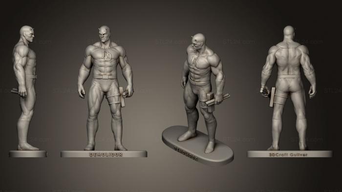 Figurines of people (demolidor, STKH_0090) 3D models for cnc